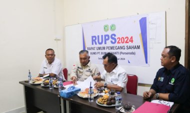 Pimpin RUPS BUMD PT Bumi Meranti, Plt Bupati Asmar Sampaikan Sejumlah Arahan