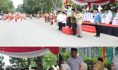 Dandim 0301/Pbr Hadiri Pawai Ta'aruf MTQ ke 56 kota Pekanbaru 