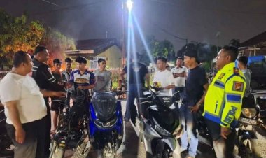 Belasan Sepeda Motor Terindikasi Balap Liar Diamankan Polisi Pekanbaru