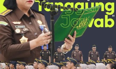 Asisten Pengawasan Kejaksaan Tinggi Riau Penerima Apel Kerja Pagi
