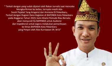 Ganasss Wak.. Ternyata 2023 Banyak Anggaran Siluman di BAPENDA Kota