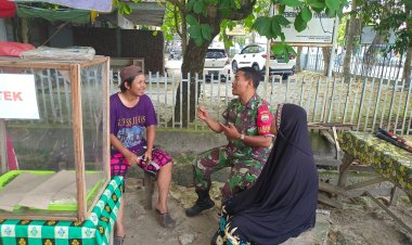 Babinsa Kodim 0301/Pbr Ajak Masyarakat Perkuat Keimanan Menjelang Ramadhan