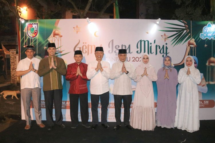 Dandim 0301 PBR Hadiri Pembukaan Gema Isra Mi'raj Muhammad SAW