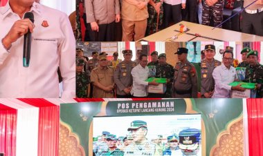 KAJATI RIAU BERSAMA FKPD MELAKUKAN PENINJAUAN POS MUDIK LEBARAN TAHUN 2024