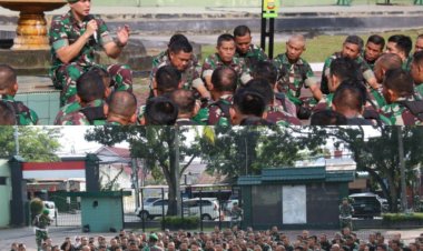 Jam Komandan, Dandim 0301/Pbr Tegaskan Jaga Nama Satuan dan Hindari Narkoba dan Judi Online 