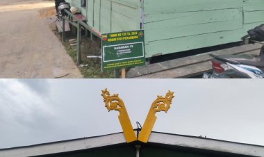 Pengecatan 55 Unit dan Pemasangan Selembayung Rumah Warga Telah Selesai Dikerjakan oleh Satgas TMMD Bersama Warga