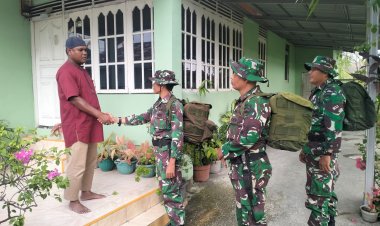 Satgas TMMD Berpamitan, Warga Meranti Pandak Menangis Terisak Haru