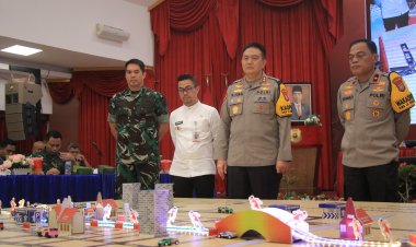 Rakor Kesiapan Riau Bhayangkara Run 2024,Dihadiri Dandim 0301/Pbr