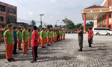 Babinsa Kodim 0301/Pbr Gugah Wawasan Kebangsaan Melalui PBB