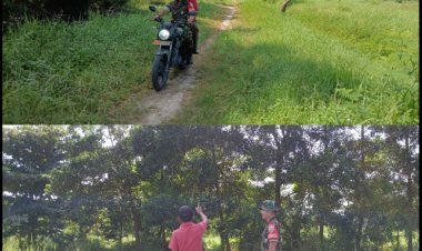 Babinsa Kodim 0301/Pbr Ajak Warga Cegah Karhutla