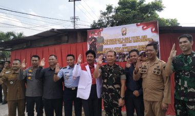 Diresmikan Danrem 031 WB, Kodim 0301 PBR Dukung Program KASAD TNI AD dan Jadikan Kampung Produktif 