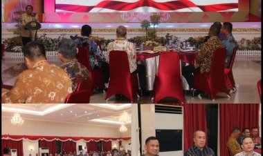 Wakili Dandim, Kasdim 0301/Pbr Hadiri Ramah Tamah dan Jamuan Makan Malam Gubri Dengan Peserta KKDN Sesko TNI 