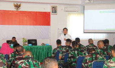 Kodim 0301/Pbr Terima Tim BPJS Kesehatan Dalam Rangka Sosialisasi JKN