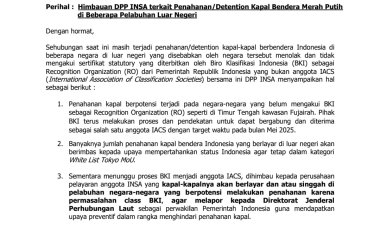 EVALUASI BKI TERKAIT STATUS WHITE LIST INDONESIA TURUN