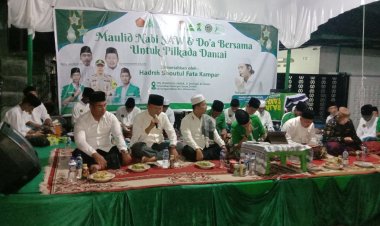 Wakili Dandim, Danramil 06/Sukajadi Hadiri Maulid Nabi dan Do'a Bersama untuk Pilkada Damai Tahun 2024