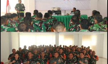 Kodim 0301/Pbr Menerima Kunjungan Wadan Pusterad 