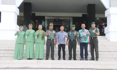 Dandim Pekanbaru Dampingi Danrem 031/WB Silaturahmi ke Pemko Pekanbaru
