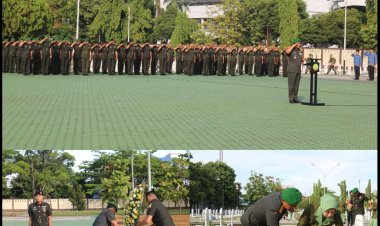 Peringati Hari Juang TNI AD ke-79, Kodim 0301/Pbr Gelar Ziarah Rombongan 