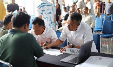 Bupati dan Wakil Bupati Meranti Hadiri Pemeriksaan Kesehatan Bersama Ratusan Kepala Daerah di Jakarta