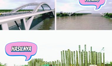 Menolak Lupa, Jembatan Selat Rengit di Meranti Mangkrak, Dugaan Korupsi RP 42.1 Milyar