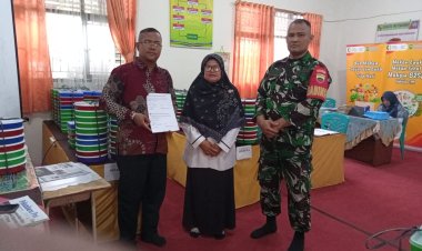 Babinsa Kodim 0301/Pbr Monitoring Makan Siang Bergizi di Dua Lokasi