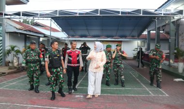 Kodim dan Polres Laksanakan Kunjungan Kelapas Perempuan untuk Menjamin Keamanan Menjelang Idul Fitri