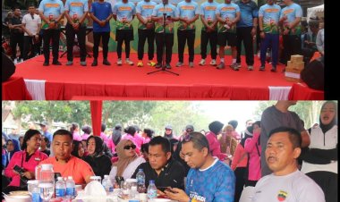Kasdim 0301/Pekanbaru Hadiri Fun Run Karhutla 5K 2025: Bangun Kesadaran Cinta Lingkungan