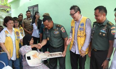 Kodim 0301/Pekanbaru dan Lions Club Resmikan Rumah Layak Huni untuk Warga Kurang Mampu