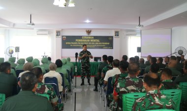 Perkuat Mental dan Ideologi Prajurit, Kodim 0301/Pekanbaru Gelar Ceramah Bersama Bintaldam I/BB