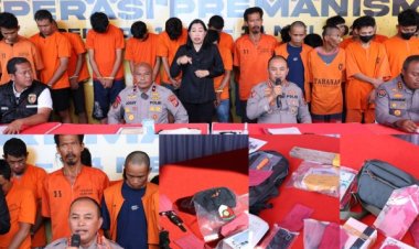 Tunjukan Komitmen Berantas Preman,Polda Riau Amankan 160 Orang Dalam Operasi Pekat