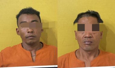 Satreskrim Polres Kampar, Tangkap Dua Pelaku Jambret Korban Alami Kerugian 50 Juta dan Luka-luka