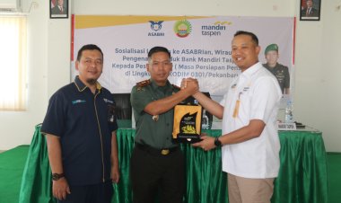 Kodim 0301/Pekanbaru dan Bank Mandiri Taspen Kenalkan Program Pensiun dan Wirausaha