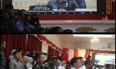 Dandim 0301/Pekanbaru Hadiri Rakor Karhutla, Komitmen TNI AD Bantu Pemadaman di Riau