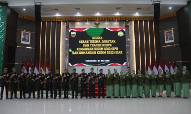 Kehadiran Dandim 0301/Pekanbaru Warnai Sertijab Dua Komandan Kodim di Jajaran Korem 031/WB
