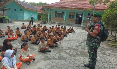 Kodim 0301/Pbr  Tumbuhkan Semangat Patriotisme dan Nasionalisme Pada Pelajar