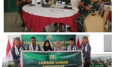Danrem Brigjen Sugiyono Lepas Jamaah Umroh, Dandim 0301/Pekanbaru Turut Hadir