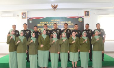 Dandim 0301/Pbr Hadiri Sertijab Dandim 0314/Inhil dan Penyerahan Jabatan Dandim 0303/Bengkalis