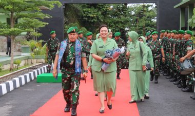 Dandim Letkol Ikhsanuddin Dampingi Pangdam XIX/Tuanku Tambusai Jalani Tradisi Satuan di Makodam
