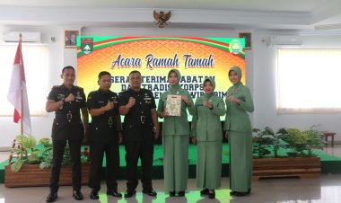 Dandim 0301/Pekanbaru Hadiri Tradisi Korps dan Sertijab Kasiops Kasrem 031/WB