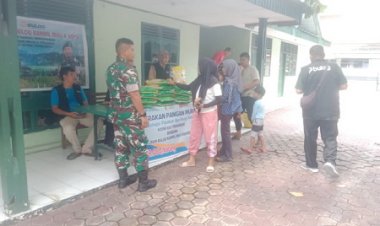 Kolaborasi Dengan Bulog,Kodim 0301/ Pbr Terus Gencarkan Program GPN