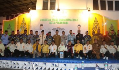 Dandim 0301/Pbr Hadiri Pelantikan Angkatan Muda Muhammadiyah Kota Pekanbaru