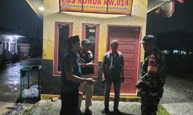 Babinsa Kodim 0301/ Pbr Tingkatkan Kamtibmas Melalui  Patroli dan Komsos