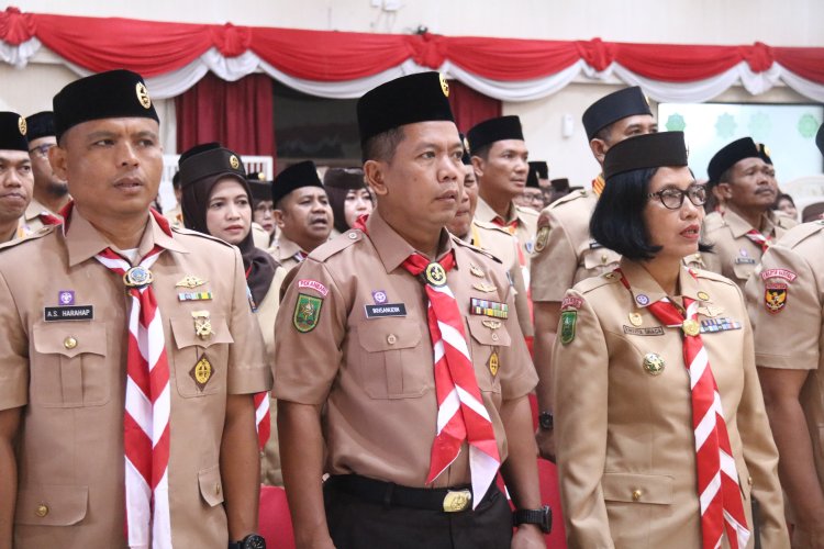 Dandim 0301/Pbr Hadiri Pelantikan Pengurus Kwarda Gerakan Pramuka Riau Masa Bakti 2025–2030