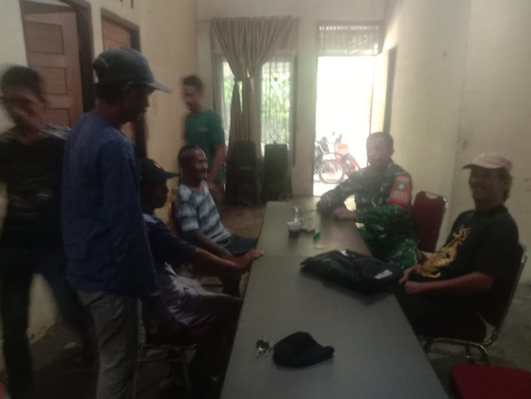 Melalui Pendekatan Humanis,Babinsa Kodim 0301/Pbr Redam Keresahan Warga Binaan