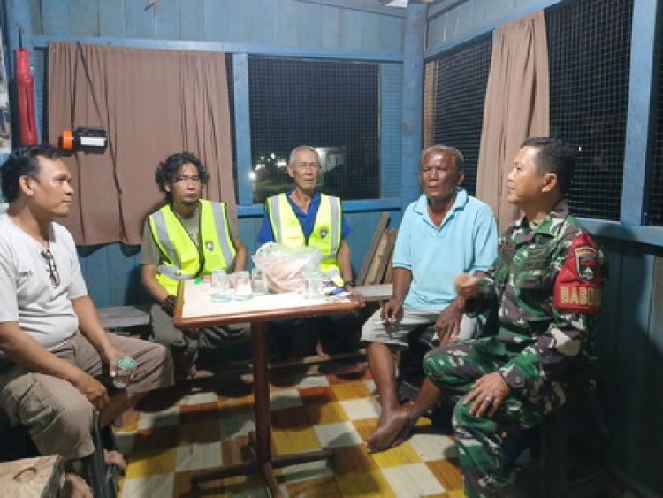 Melalui Komsos,Babinsa Kodim 0301/Pbr Babinsa Kodim Tingkatkan.Stabilitas Keamanan