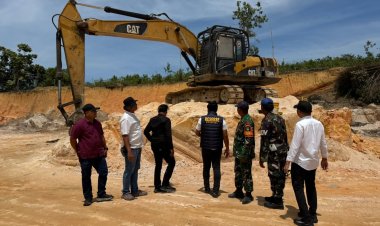 Sat Reskrim Polres Kampar Cek Lokasi Galian C di Tapung, Respon Cepat Berita Viral!"