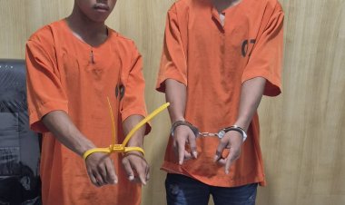 Polsek Kampar Kiri Tangkap Dua Pelaku Narkoba di Desa Gunung Mulya