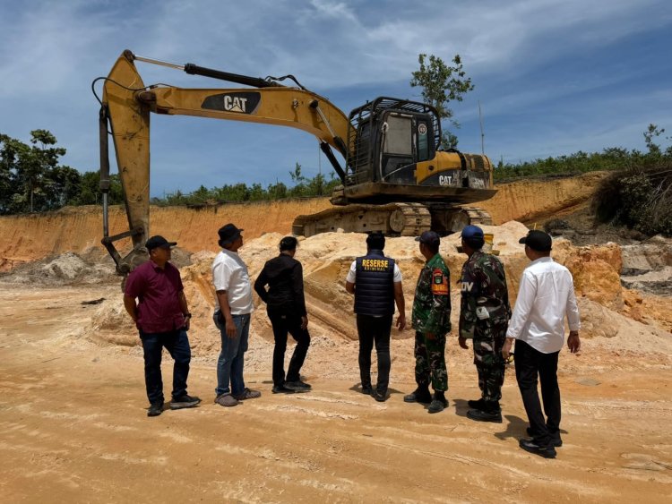 Sat Reskrim Polres Kampar Cek Lokasi Galian C di Tapung, Respon Cepat Berita Viral!"