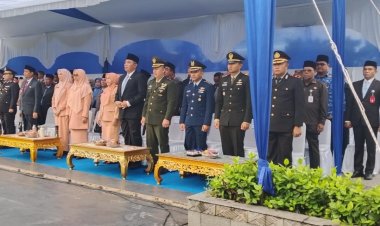 Wakili Dandim, Pasipers Kodim 0301/Pbr Ikuti Upacara Peringatan Hari Bela Negara