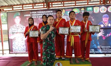 Anak Asuh Harumkan Nama Kodim 0301/Pbr,Raih Prestasi Di Jambore Internasional Silat Lintau XI